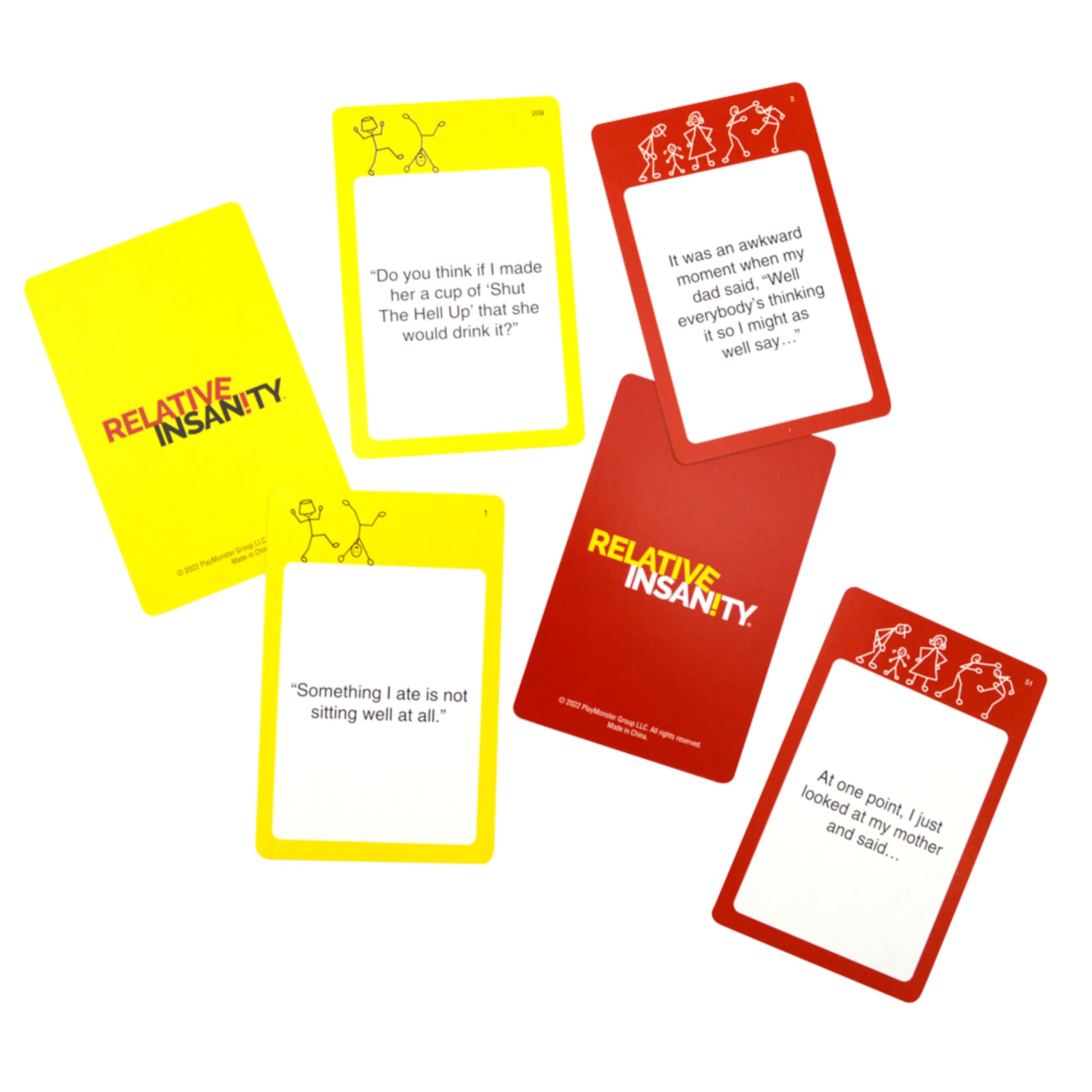 Foto 4 pulgar | Juego De Cartas Playmonster Relative Insanity Family Night 14+ - Venta Internacional.