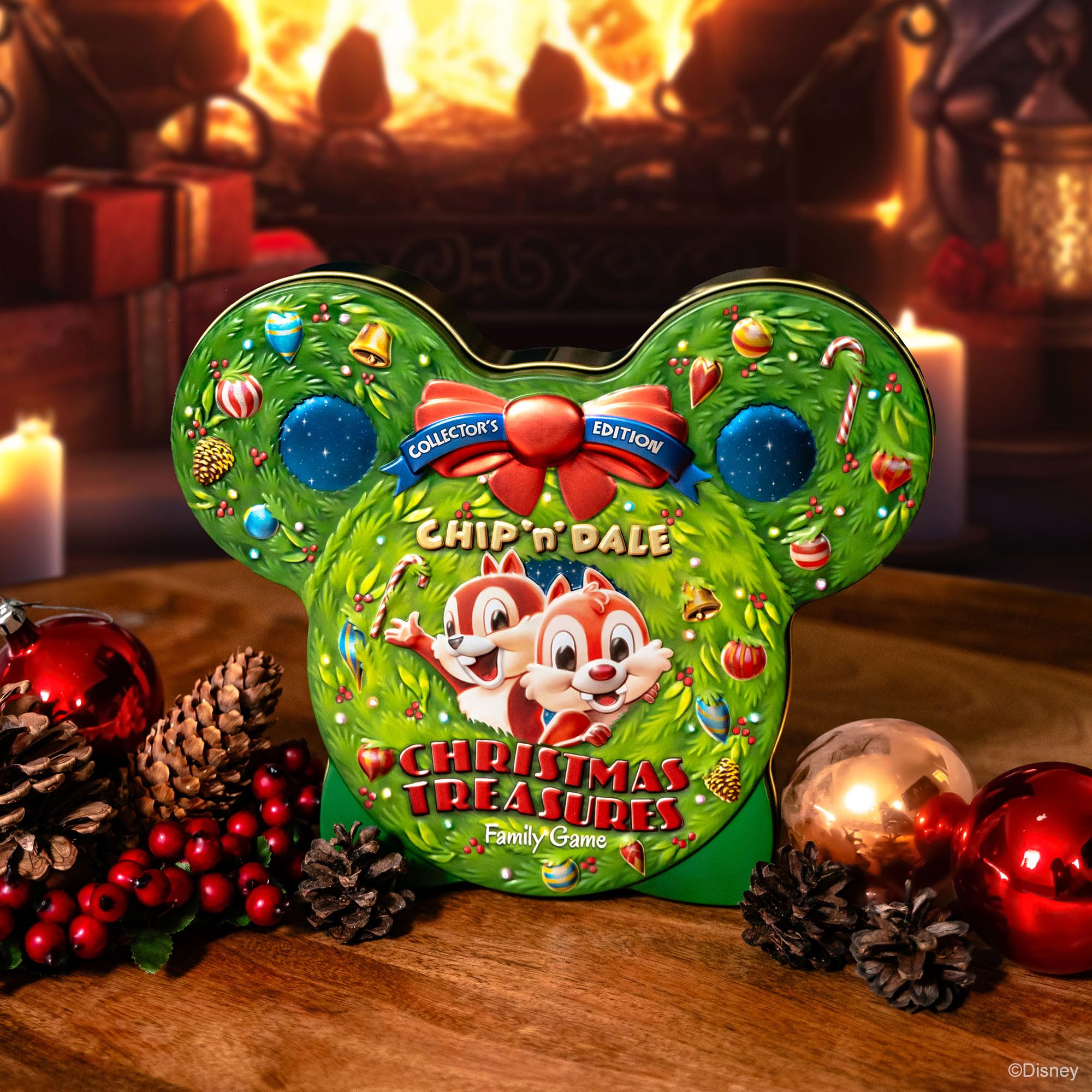 Foto 3 pulgar | Juego De Mesa Funko Chip 'n' Dale Christmas Treasures - Venta Internacional.