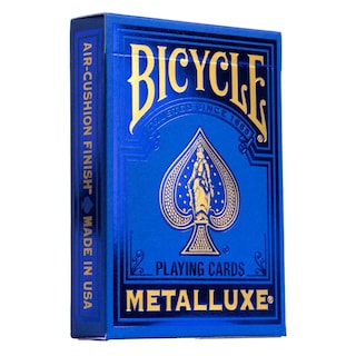 Foto 1 | Lámina Metálica Para Bicicleta, Tamaño Póker, Color Azul, De La Marca Metalluxe - Venta Internacional.