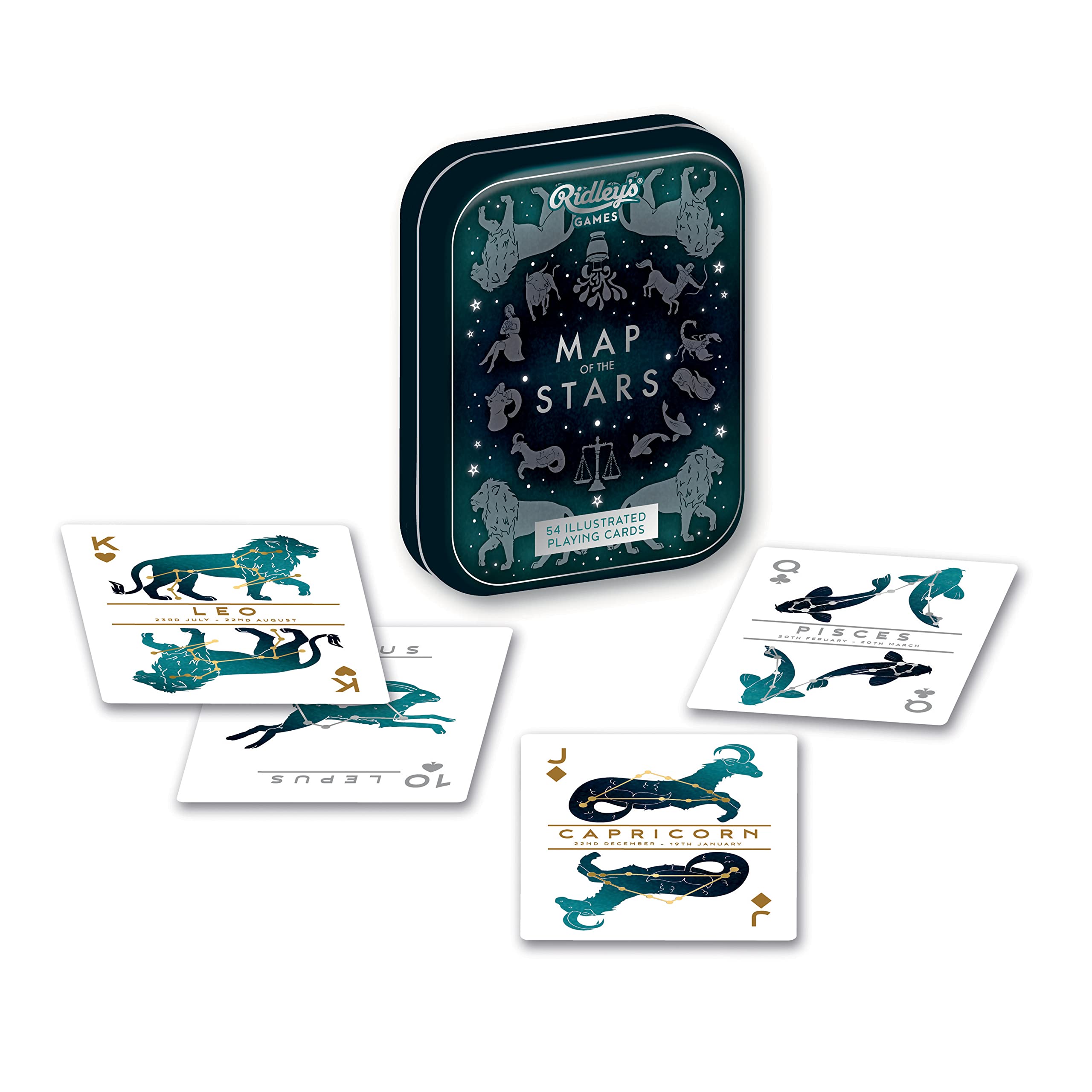Foto 1 | Juego De Cartas Ridley's Map Of The Stars Con Caja De Almacenamiento - Venta Internacional.