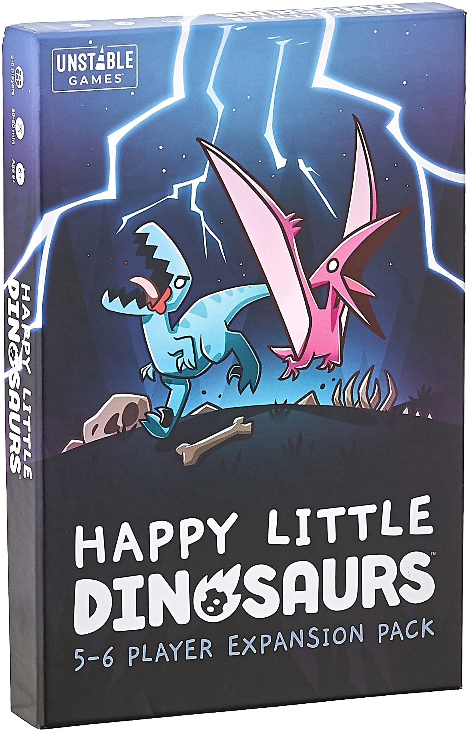 Paquete De Expansión Unstable Games Happy Little Dinosaurs 5-6 - Venta Internacional.