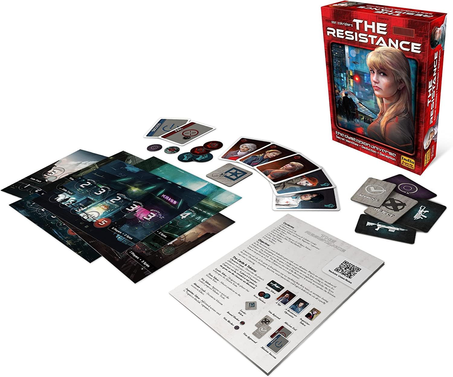 Foto 6 pulgar | Juego De Cartas The Resistance Social Deduction Strategy Teens - Venta Internacional.