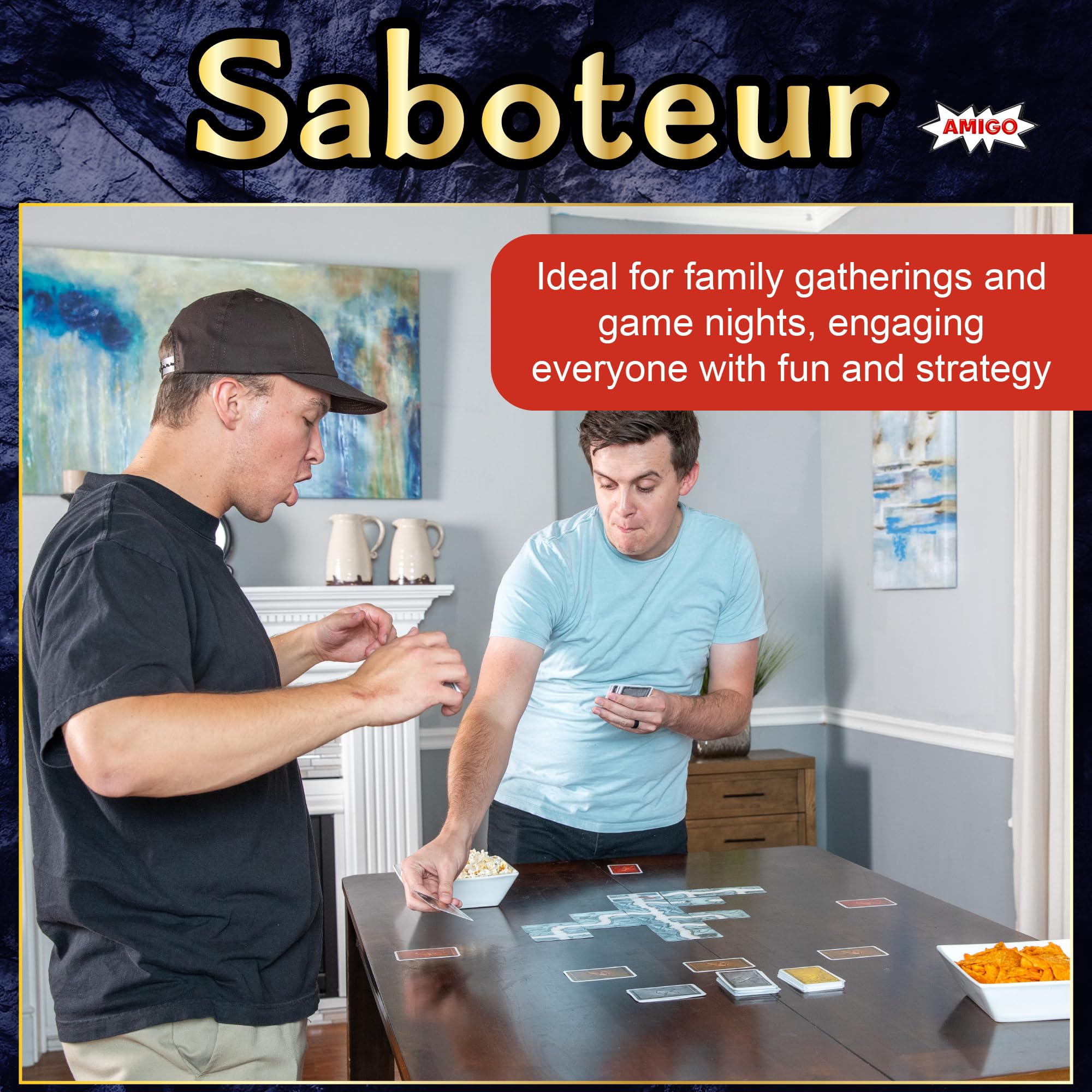 Foto 2 | Juego De Cartas Amigo Games Saboteur Strategy Family 8+ Years - Venta Internacional.