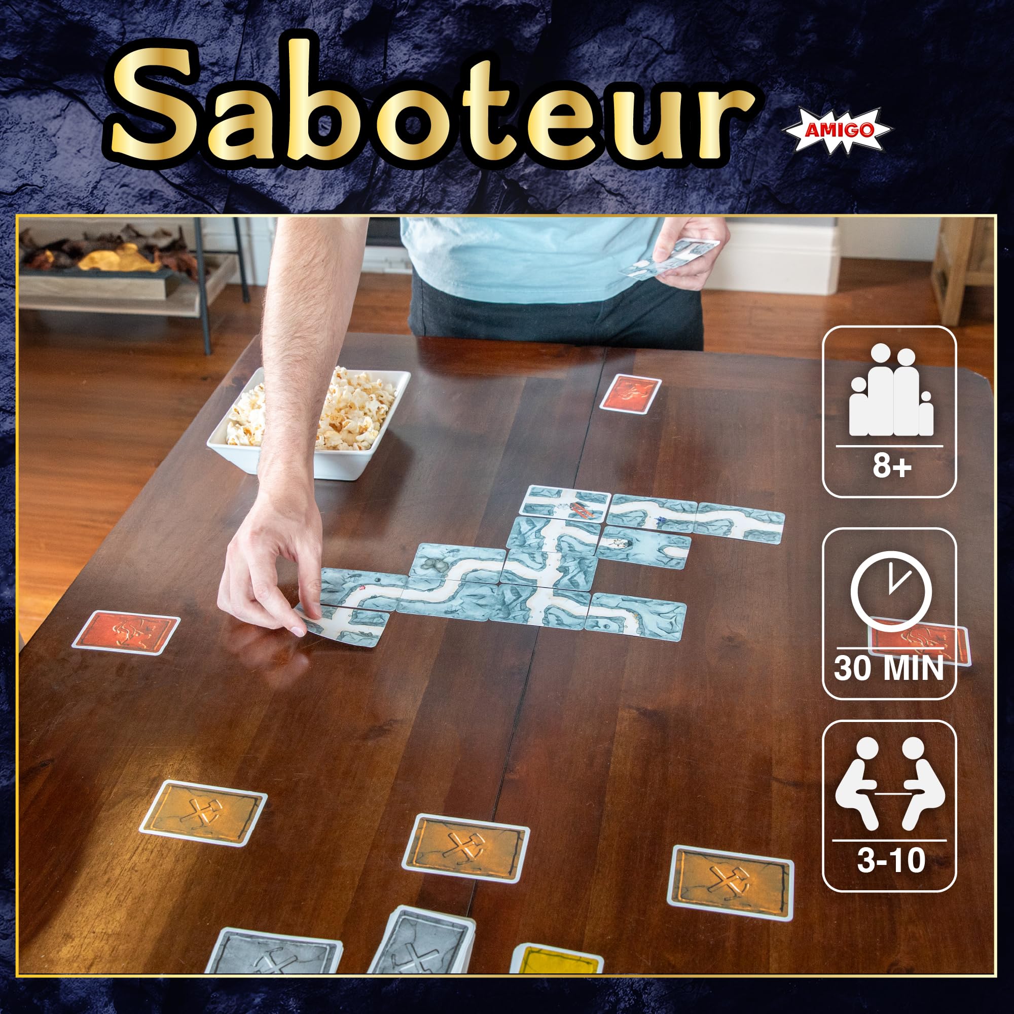 Foto 7 pulgar | Juego De Cartas Amigo Games Saboteur Strategy Family 8+ Years - Venta Internacional.