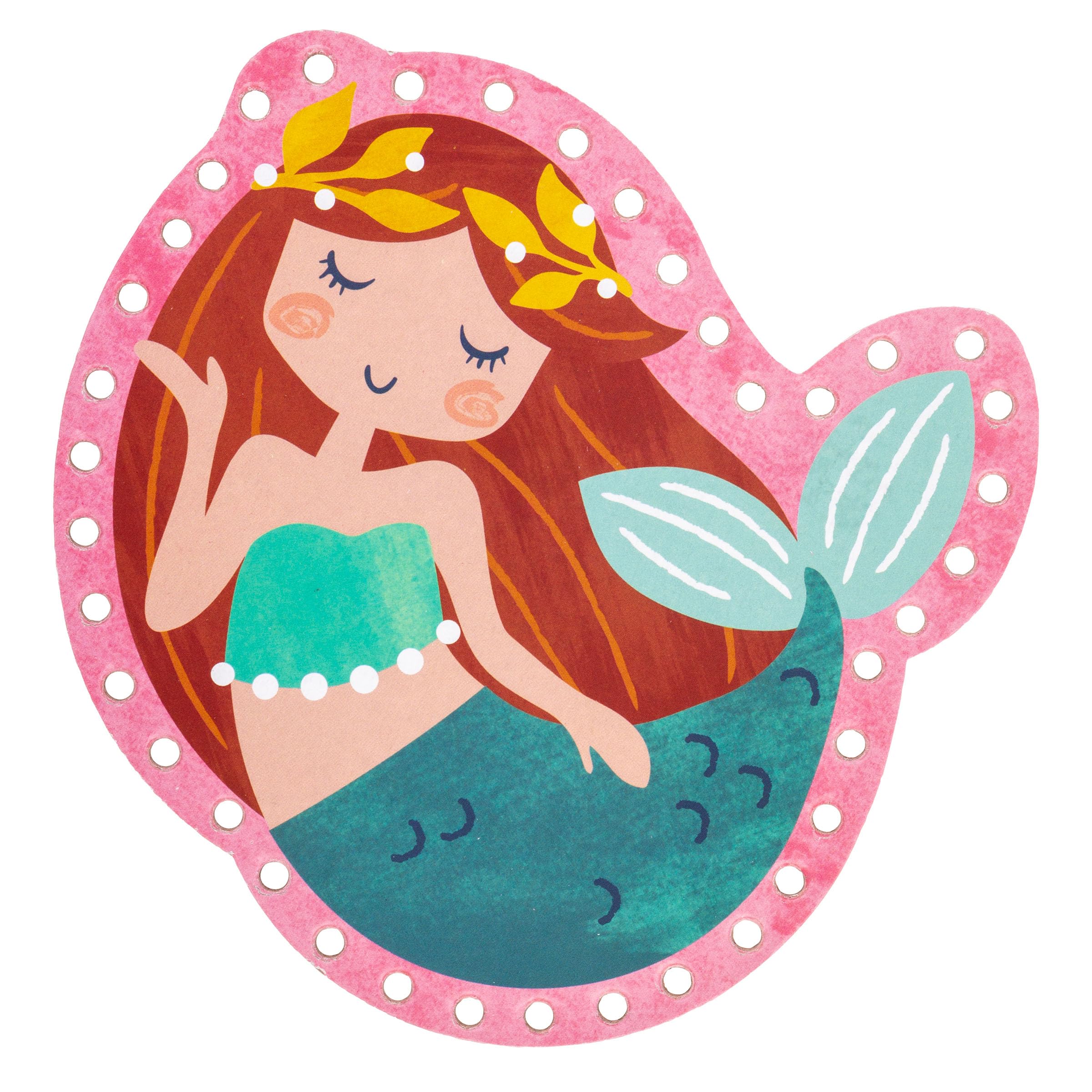 Foto 7 pulgar | Lacing Cards Stephen Joseph Mermaid Con Bolsa Con Cierre Para Niños - Venta Internacional.