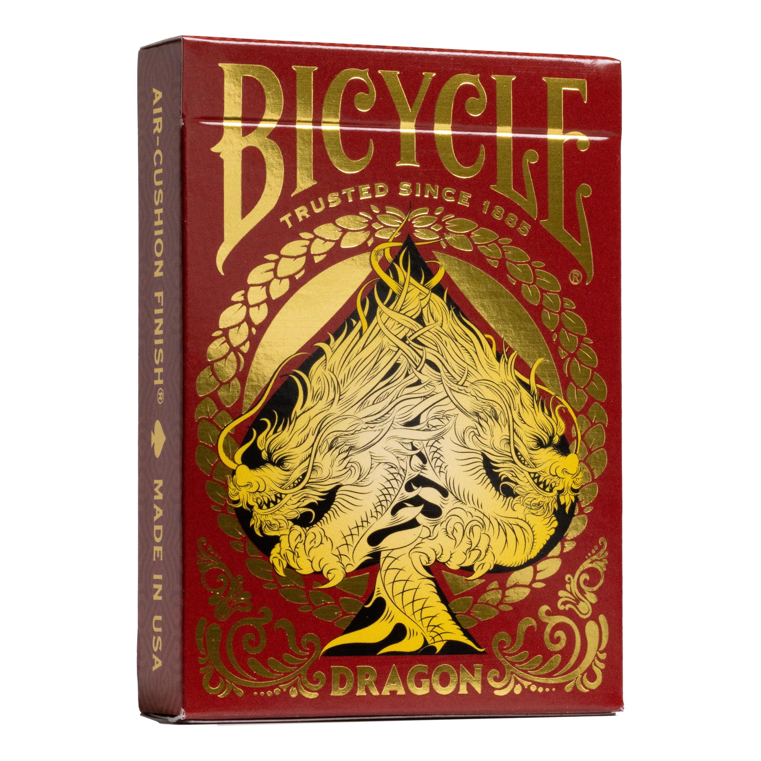 Foto 2 pulgar | Juego De Cartas Para Bicicleta, Dragón Rojo, Lámina Dorada, Premium, 1 Baraja - Venta Internacional.