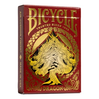 Foto 1 | Juego De Cartas Para Bicicleta, Dragón Rojo, Lámina Dorada, Premium, 1 Baraja - Venta Internacional.