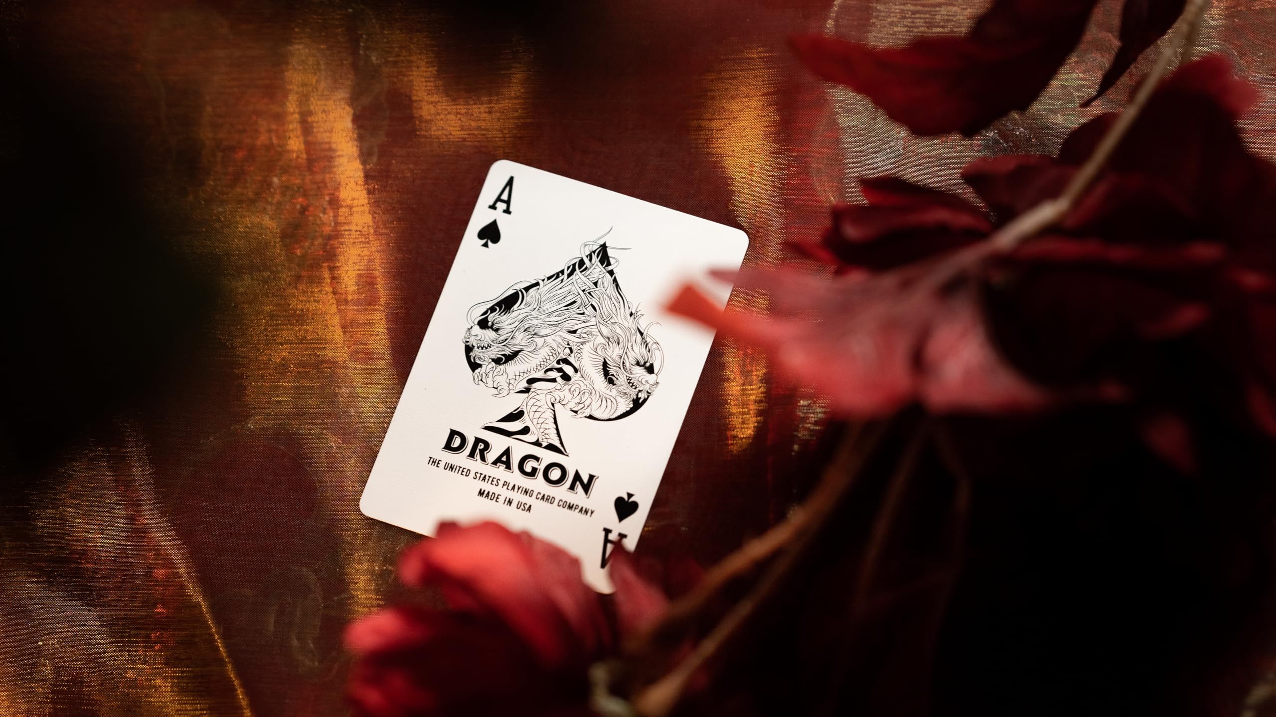 Foto 6 pulgar | Juego De Cartas Para Bicicleta, Dragón Rojo, Lámina Dorada, Premium, 1 Baraja - Venta Internacional.