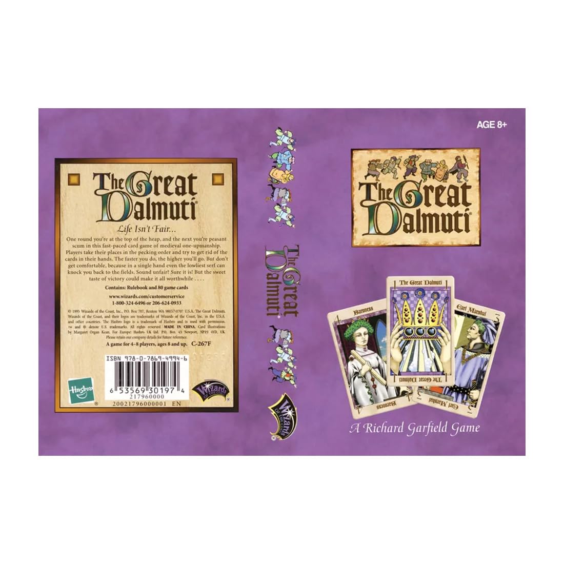 Foto 6 pulgar | Juego De Cartas Wizards Of The Coast The Great Dalmuti - Venta Internacional.