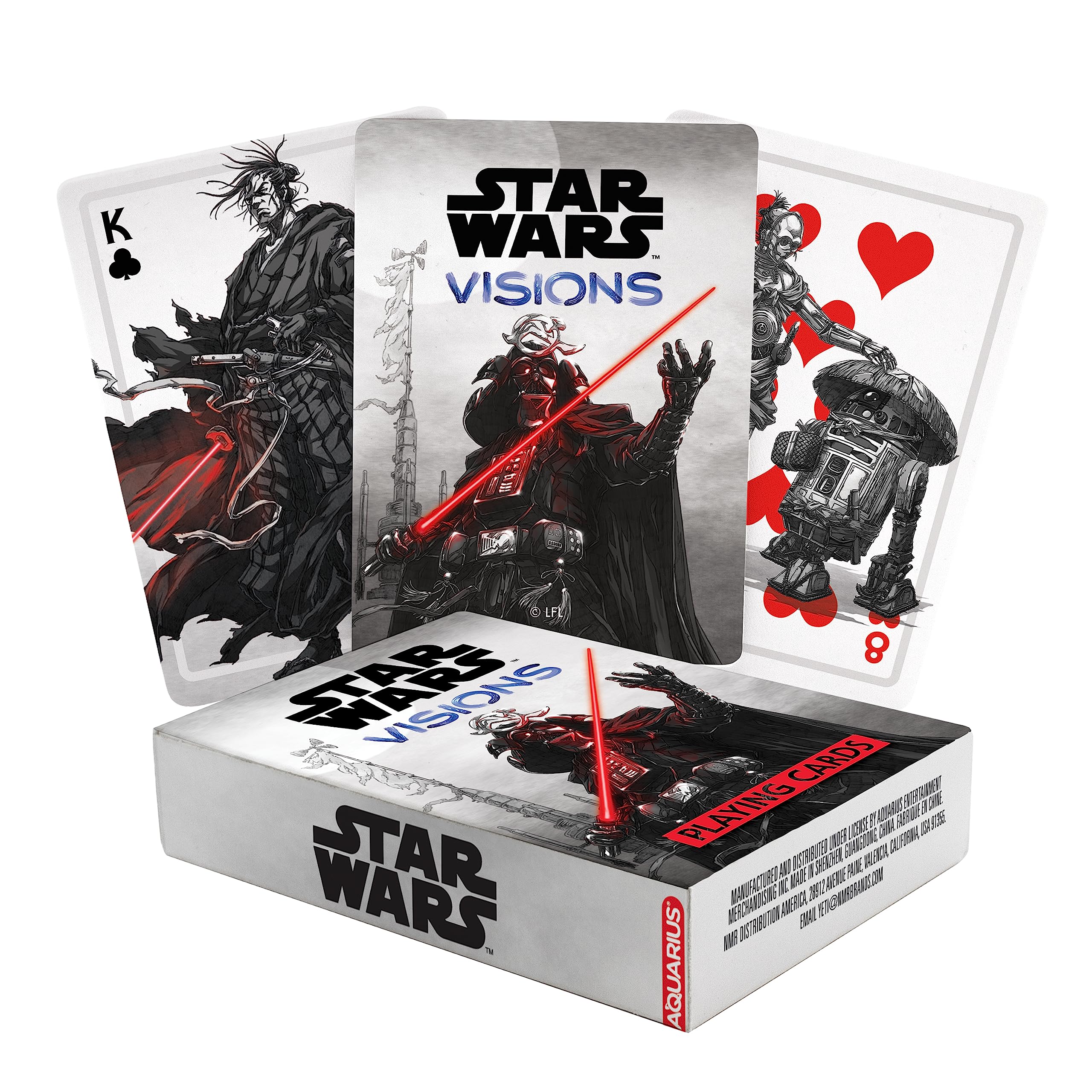 Baraja De Cartas Aquarius Con Temática De Star Wars Visions - Venta Internacional.