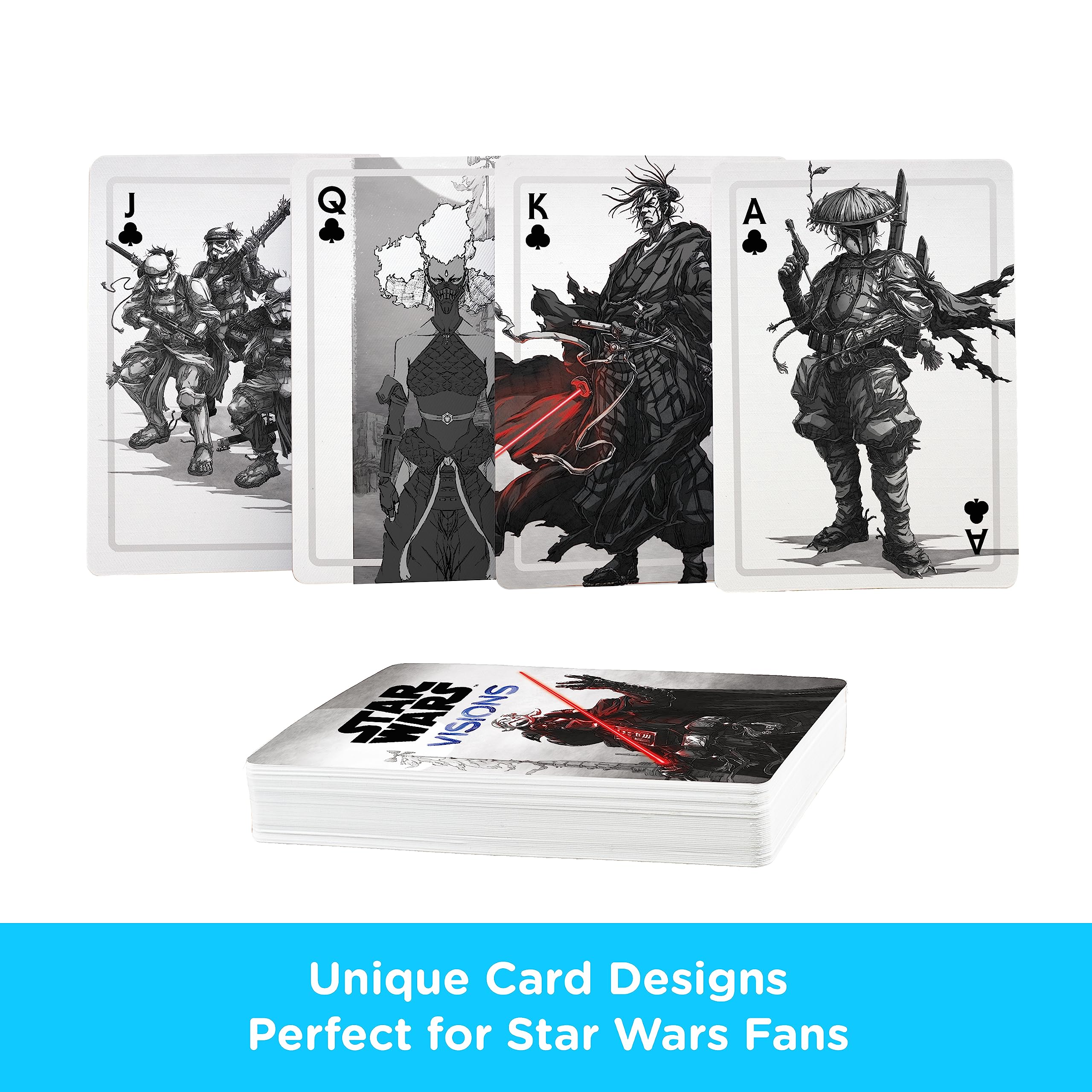 Foto 4 pulgar | Baraja De Cartas Aquarius Con Temática De Star Wars Visions - Venta Internacional.