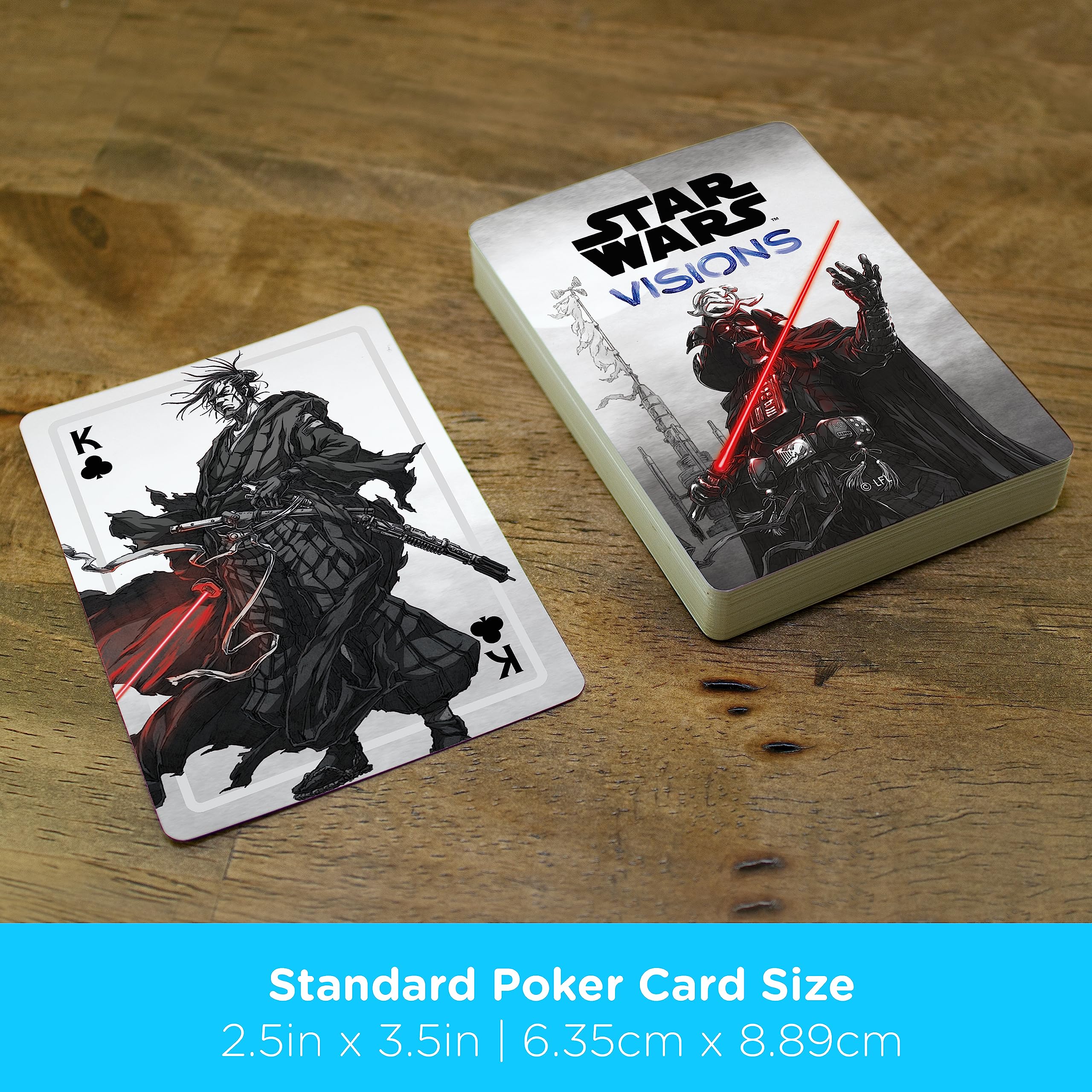 Foto 6 pulgar | Baraja De Cartas Aquarius Con Temática De Star Wars Visions - Venta Internacional.