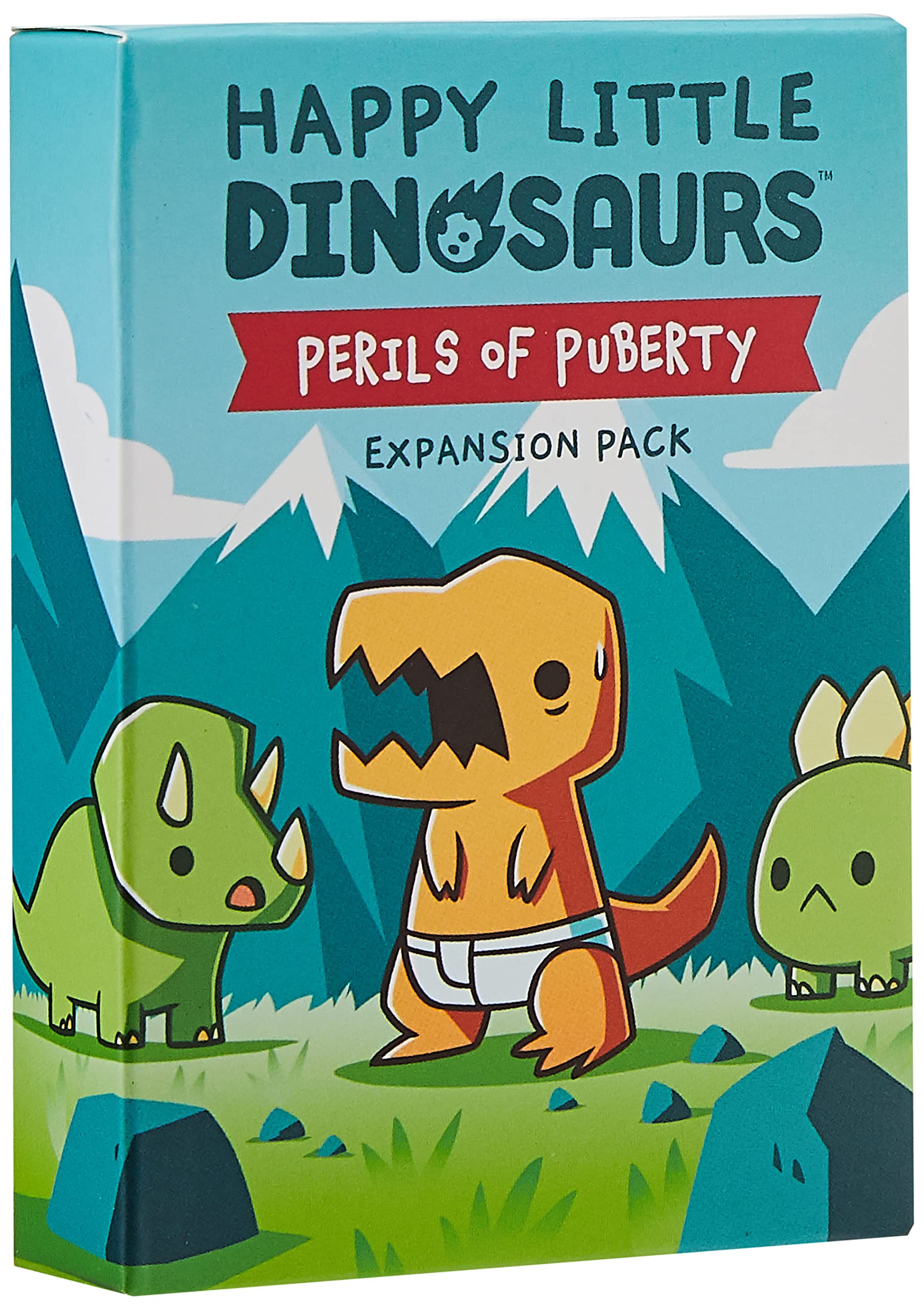 Juego De Cartas Unstable Games Happy Little Dinosaurs Puberty - Venta Internacional.