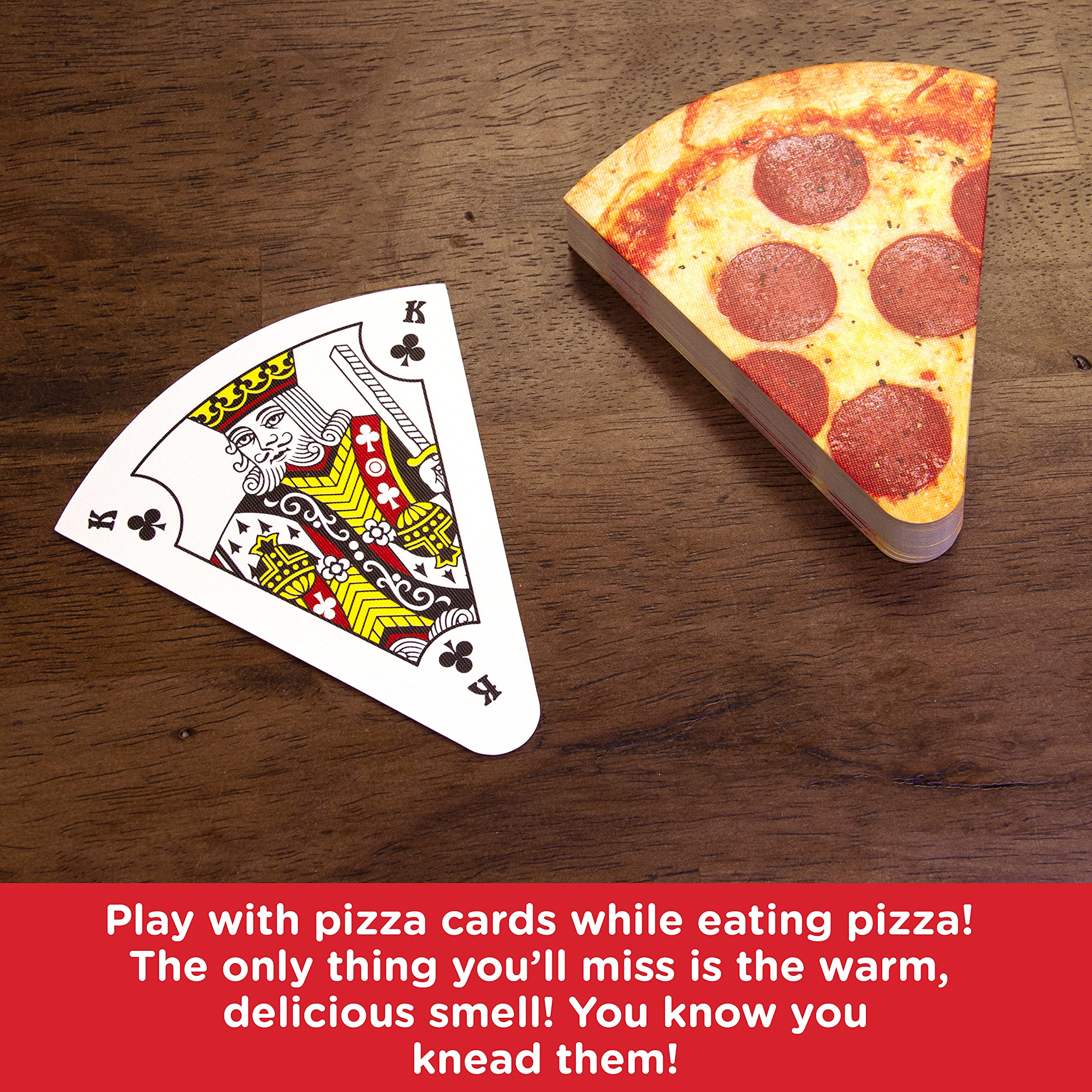 Foto 6 pulgar | Baraja Gamago Con Forma De Pizza Para Juegos De Cartas - Venta Internacional.