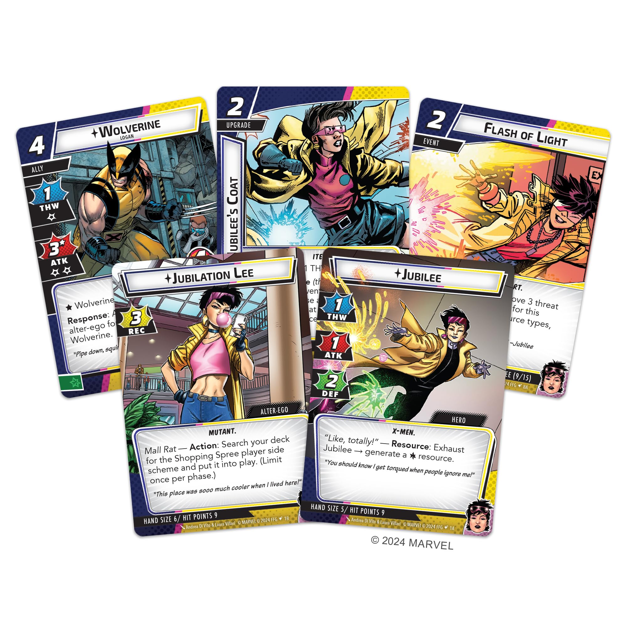 Foto 3 pulgar | Juego De Cartas Fantasy Flight Games Marvel Champions Jubilee Pack - Venta Internacional.
