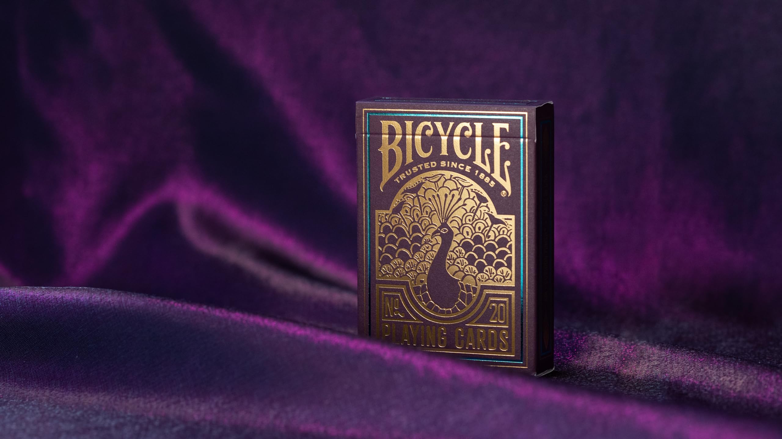Foto 4 pulgar | Baraja De Cartas Para Bicicleta, Diseño De Pavo Real, Lámina Fría, Color Morado, De Primera Calidad - Venta Interna
