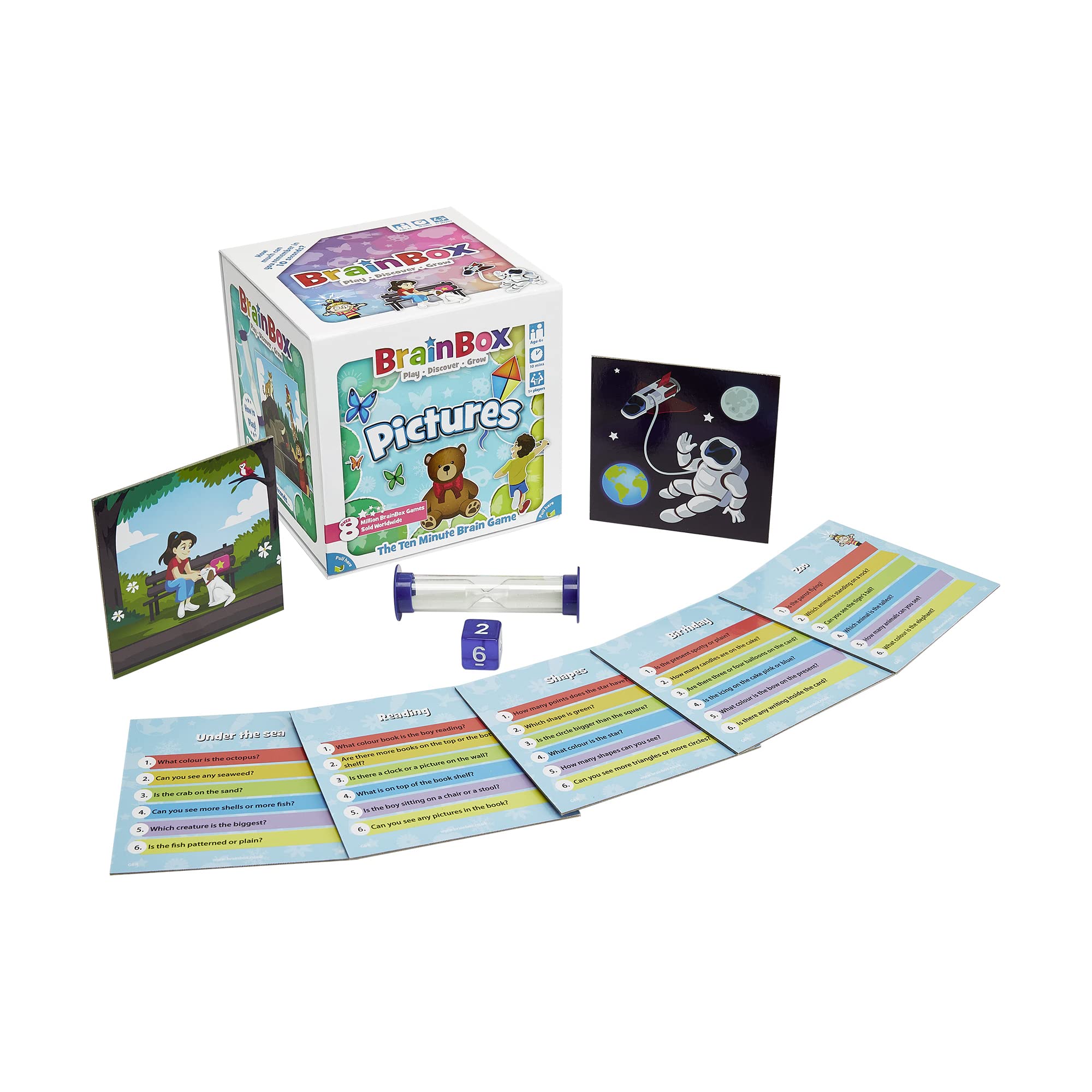 Foto 3 pulgar | Juego De Cartas Brainbox Pictures Memory & Observation Para Mayores De 8 Años - Venta Internacional.