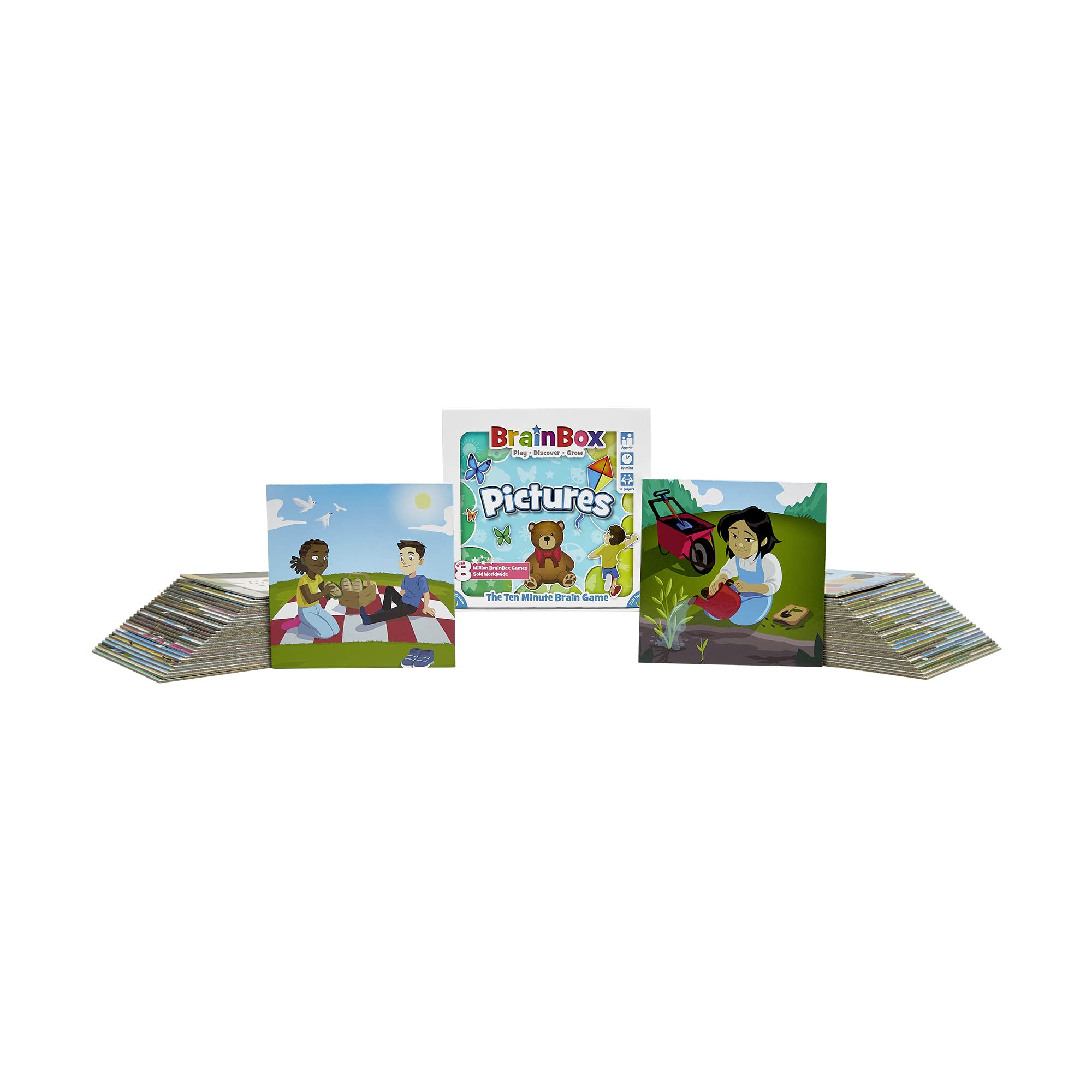 Foto 3 | Juego De Cartas Brainbox Pictures Memory & Observation Para Mayores De 8 Años - Venta Internacional.