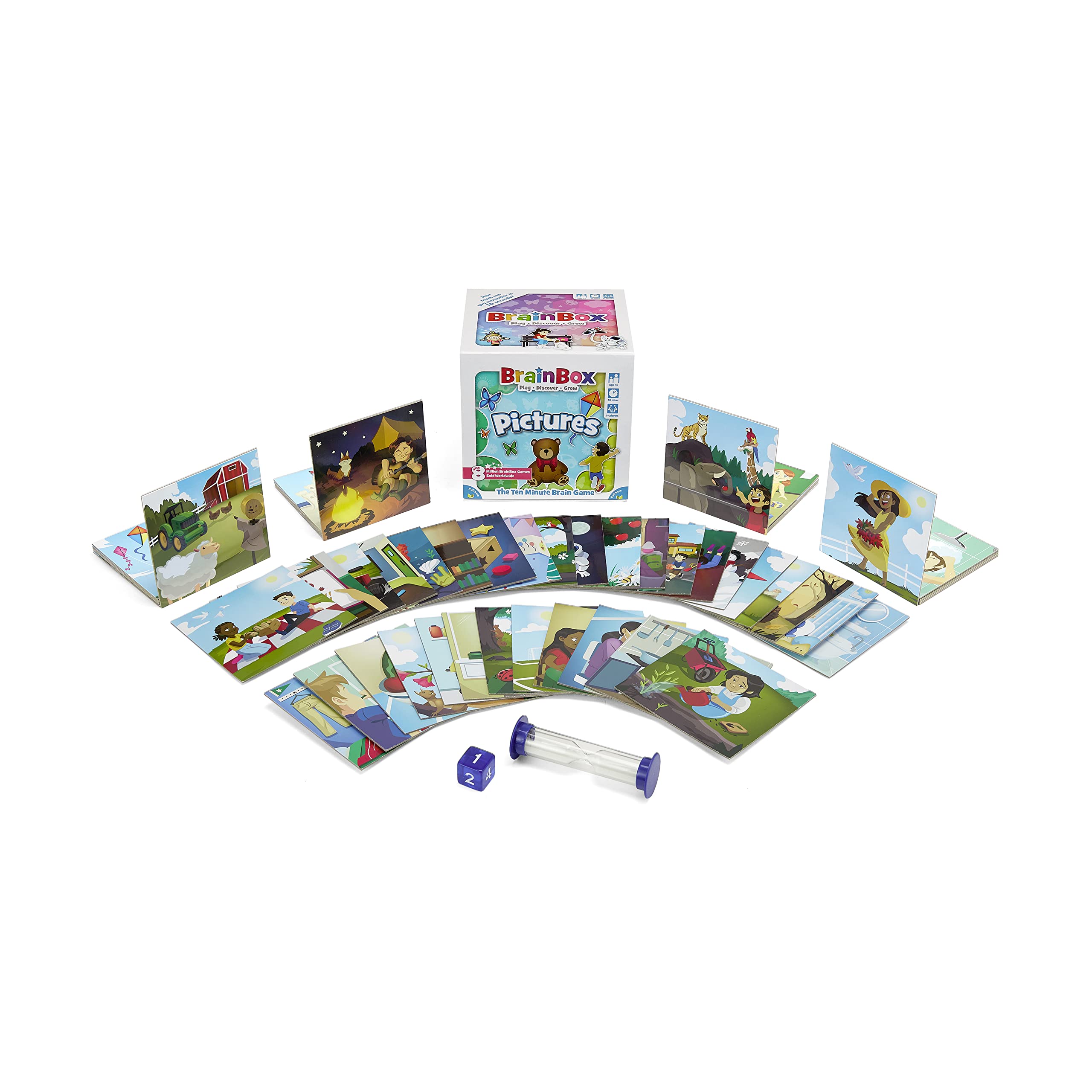 Foto 5 pulgar | Juego De Cartas Brainbox Pictures Memory & Observation Para Mayores De 8 Años - Venta Internacional.