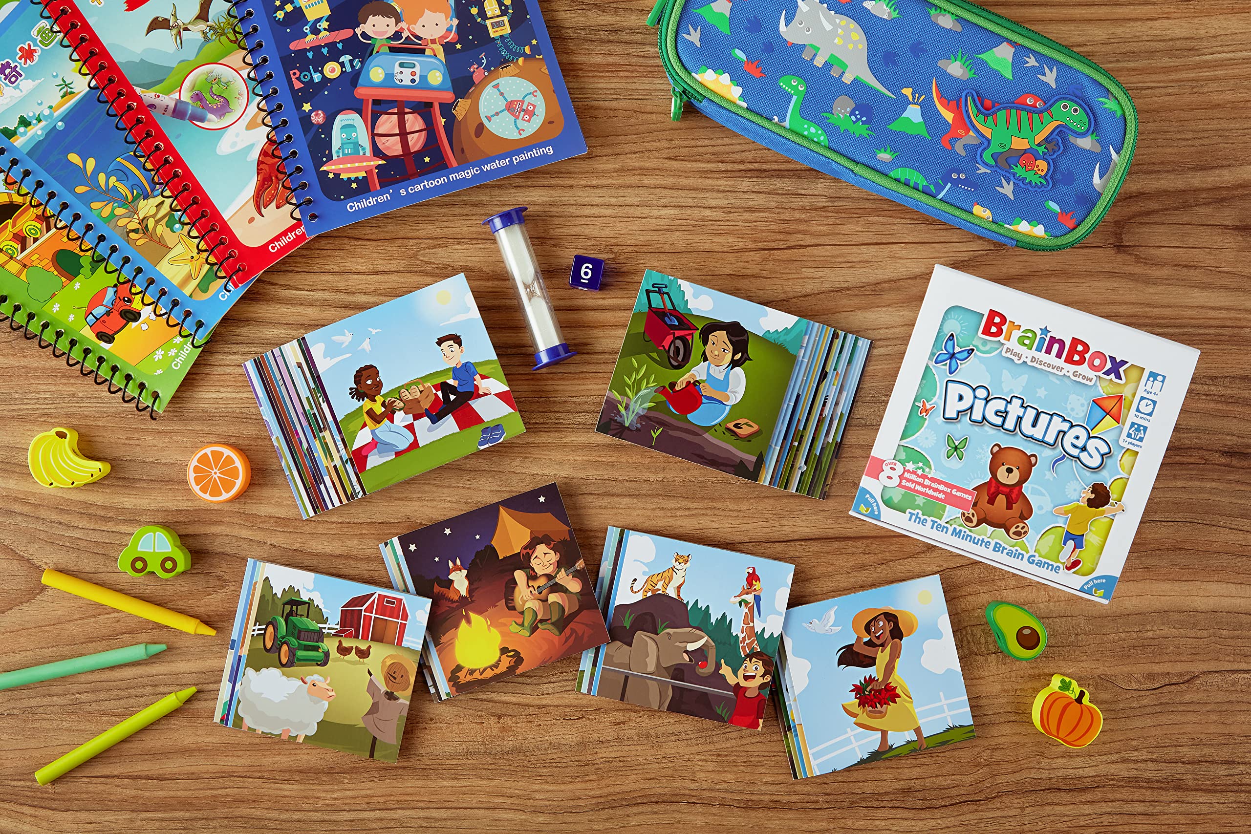 Foto 7 pulgar | Juego De Cartas Brainbox Pictures Memory & Observation Para Mayores De 8 Años - Venta Internacional.