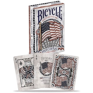 Foto 2 | Juego De Cartas Para Bicicleta Con Bandera Americana, Tamaño 10 O Más Años - Venta Internacional.