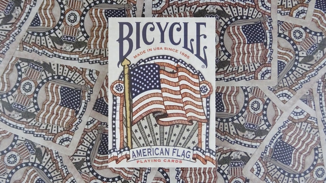 Foto 6 pulgar | Juego De Cartas Para Bicicleta Con Bandera Americana, Tamaño 10 O Más Años - Venta Internacional.
