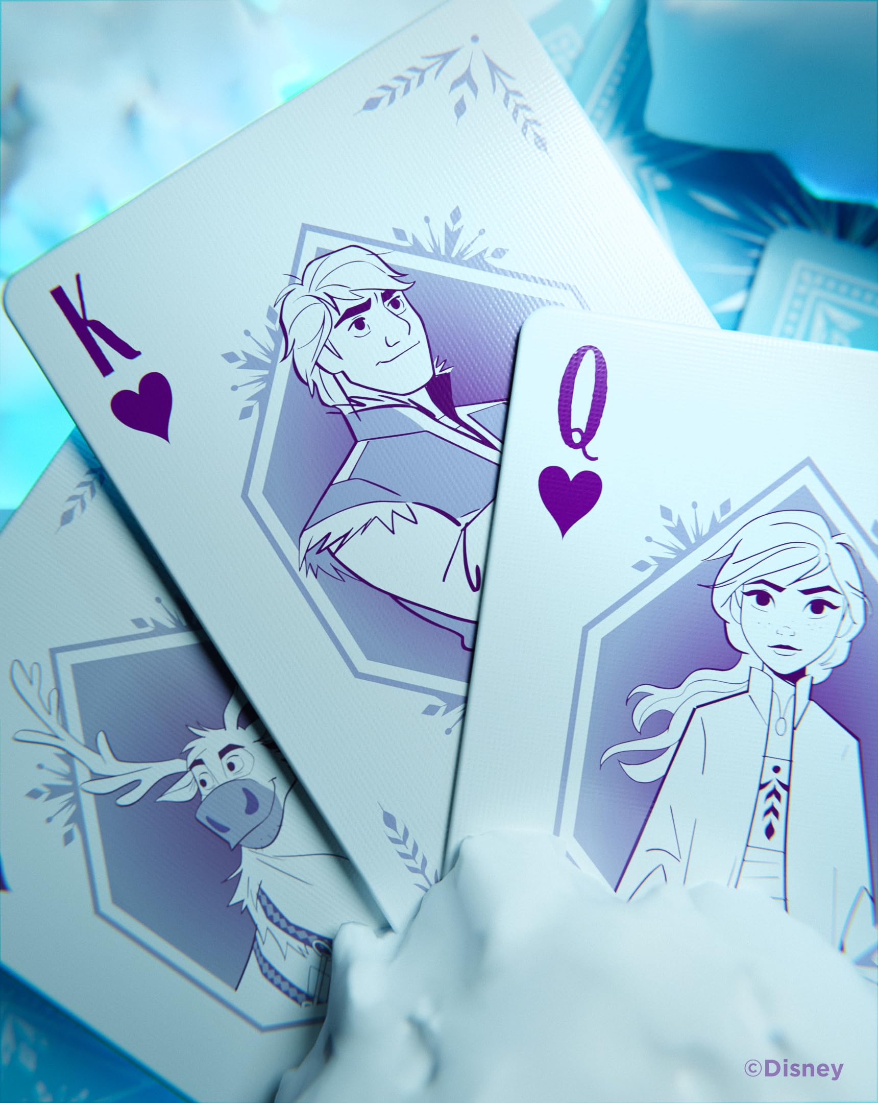 Foto 5 | Bicicleta De Cartas Inspirada En Disney Frozen - Venta Internacional.