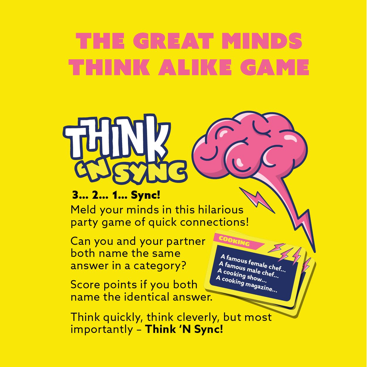 Foto 5 | Juego De Cartas Gamewright Think 'n Sync The Great Minds Think Alike - Venta Internacional.