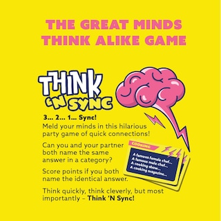 Foto 5 | Juego De Cartas Gamewright Think 'n Sync The Great Minds Think Alike - Venta Internacional.