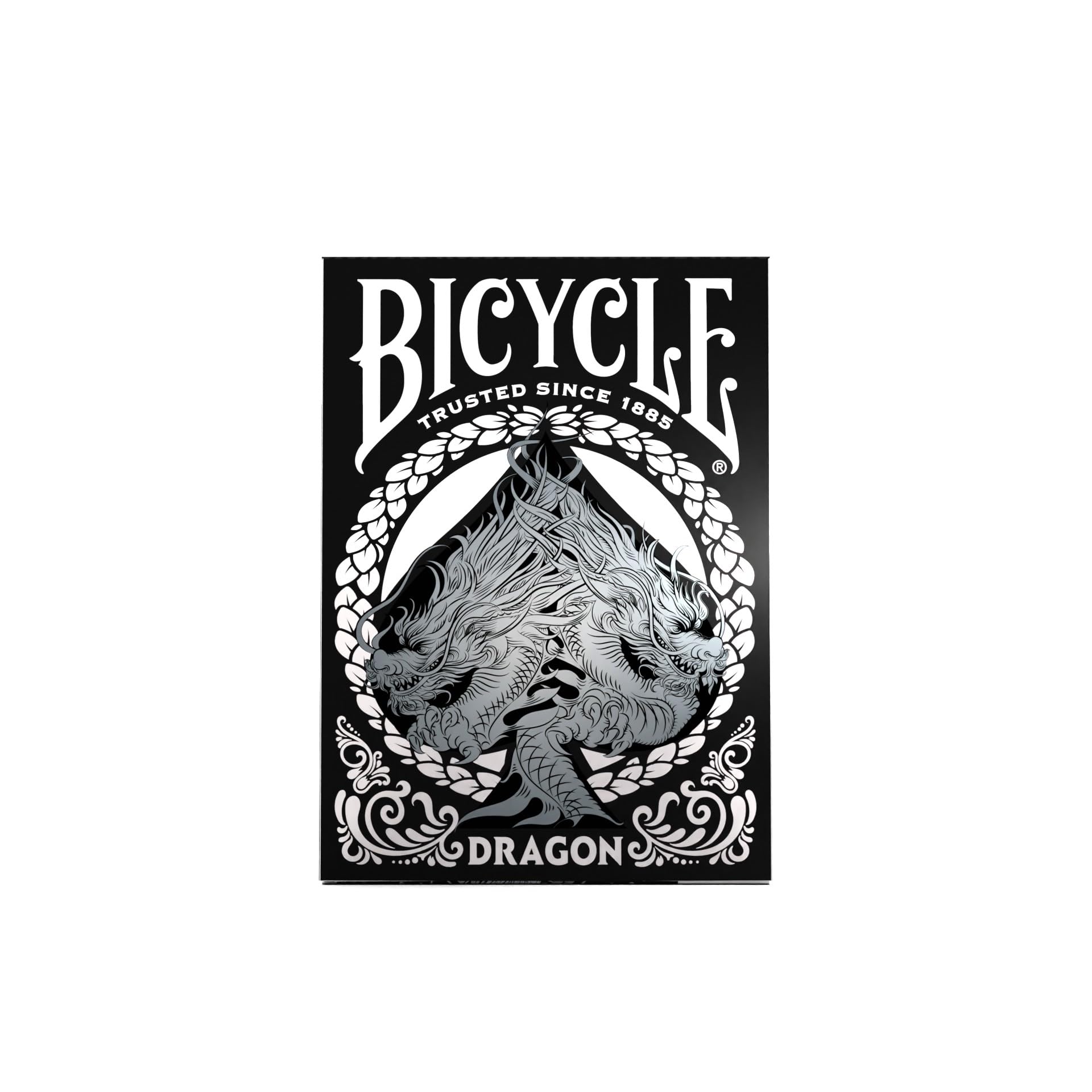 Foto 2 pulgar | Juego De Cartas Para Bicicleta, Dragón Negro, Plateado, Lámina Premium - Venta Internacional.