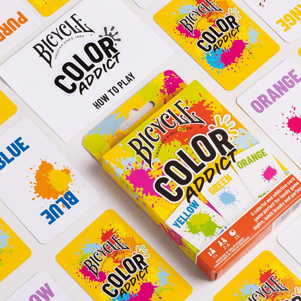 Foto 3 pulgar | Juego De Cartas Bicycle Color Addict Matching Family Para 6 Jugadores - Venta Internacional.
