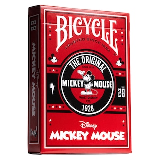 Foto 1 | Juego De Cartas Para Bicicleta, Clásico De Disney, Inspirado En Mickey Mouse - Venta Internacional.