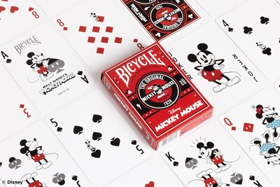 Foto 2 | Juego De Cartas Para Bicicleta, Clásico De Disney, Inspirado En Mickey Mouse - Venta Internacional.