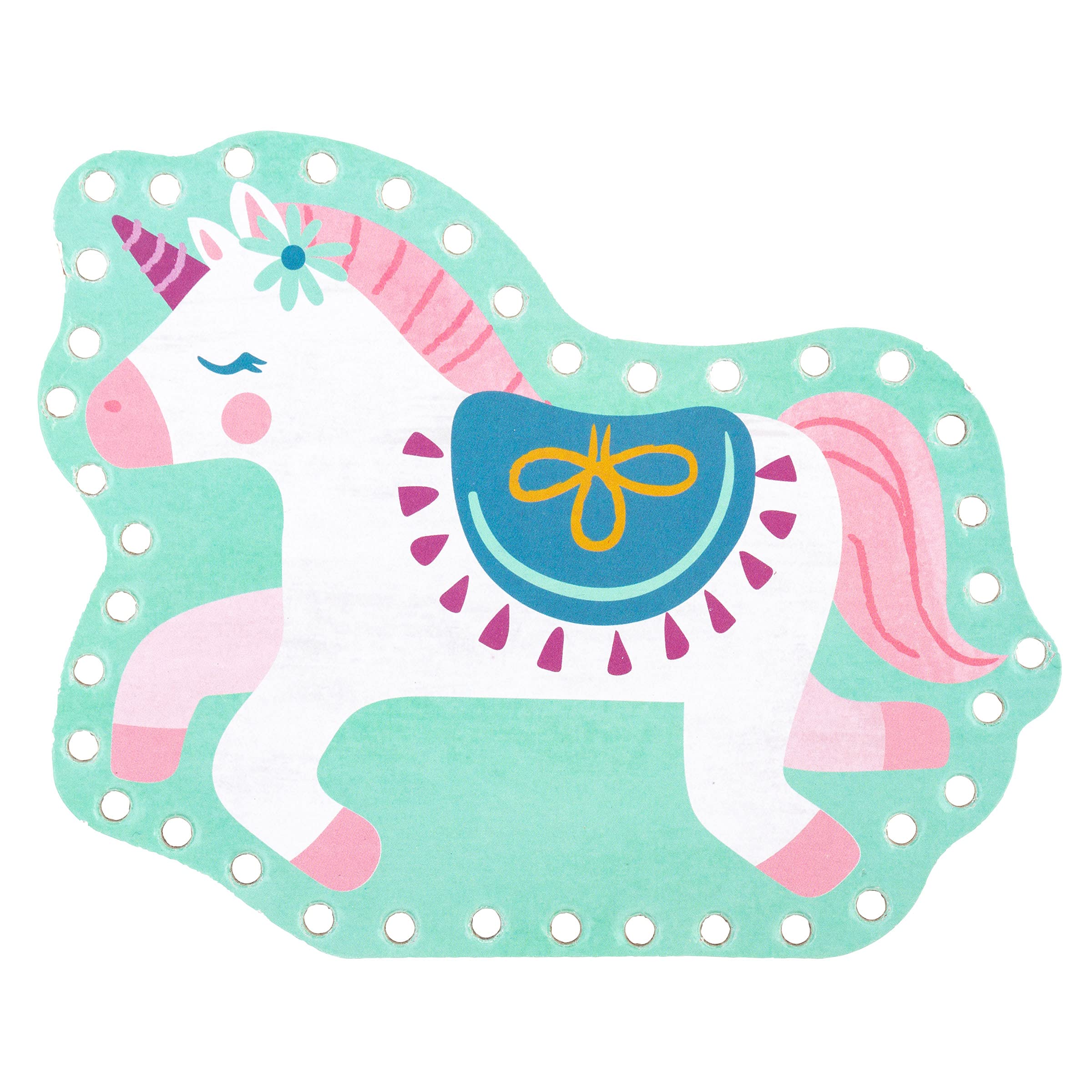 Foto 6 pulgar | Tarjetas Con Cordones, Diseño De Unicornio De Stephen Joseph, Con 5 Tarjetas Y Bolsa - Venta Internacional.