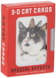 Foto 1 | Juego De Cartas Kikkerland Cat Lenticular, 54 Cartas Para Todas Las Edades - Venta Internacional.