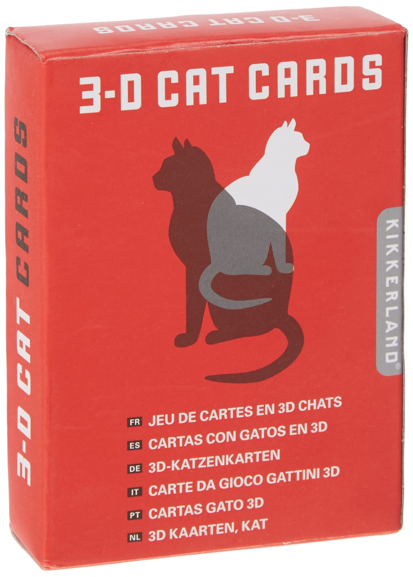 Foto 2 | Juego De Cartas Kikkerland Cat Lenticular, 54 Cartas Para Todas Las Edades - Venta Internacional.