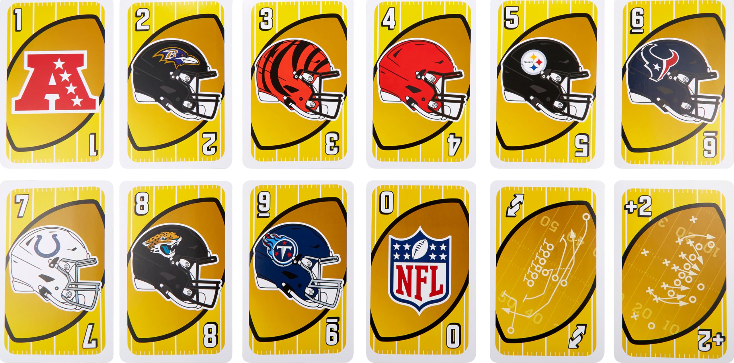 Foto 4 pulgar | Game Mattel Games Giant Uno Nfl Para Niños, Adultos Y Familia - Venta Internacional.
