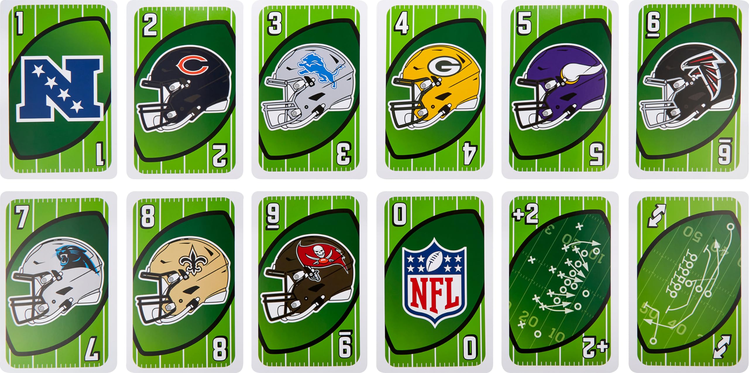 Foto 5 pulgar | Game Mattel Games Giant Uno Nfl Para Niños, Adultos Y Familia - Venta Internacional.