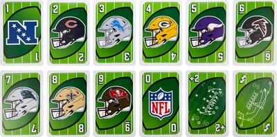 Foto 4 | Game Mattel Games Giant Uno Nfl Para Niños, Adultos Y Familia - Venta Internacional.