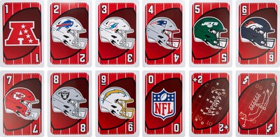 Foto 6 | Game Mattel Games Giant Uno Nfl Para Niños, Adultos Y Familia - Venta Internacional.