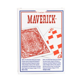 Foto 4 | Juego De Cartas Maverick Standard Index, Rojo Y Azul, Paquete De 12 - Venta Internacional.