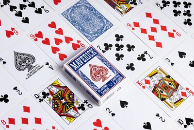 Foto 6 | Juego De Cartas Maverick Standard Index, Rojo Y Azul, Paquete De 12 - Venta Internacional.