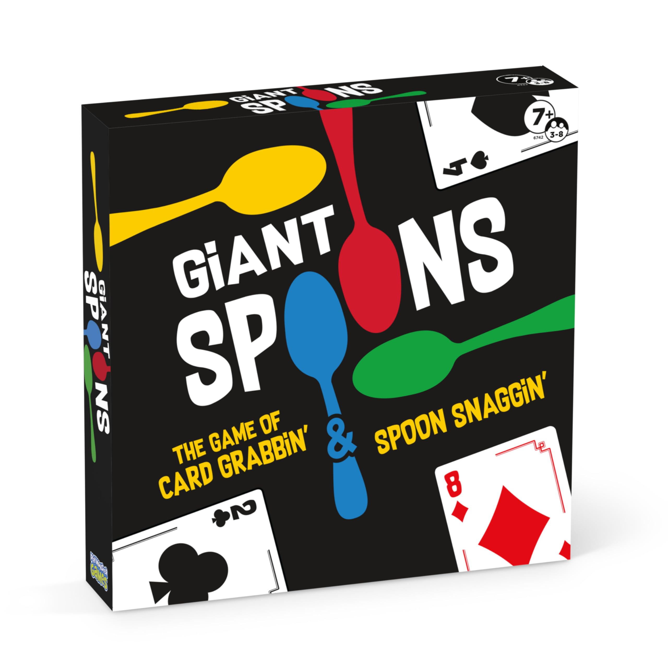 Juego De Cartas Playmonster Giant Spoons Para Niños Y Adultos Mayores De 7 Años - Venta Internacional.