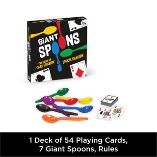 Foto 2 | Juego De Cartas Playmonster Giant Spoons Para Niños Y Adultos Mayores De 7 Años - Venta Internacional.