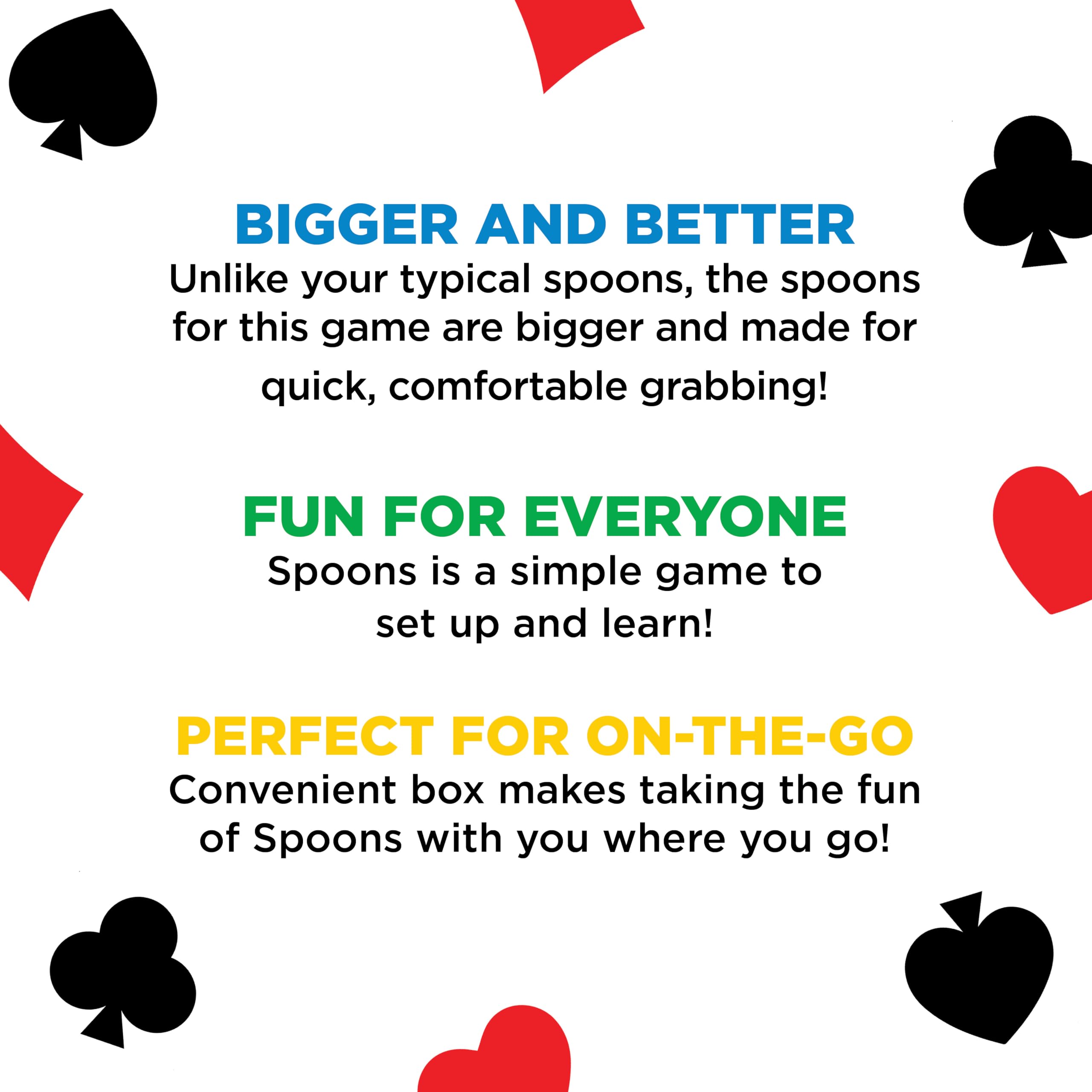 Foto 6 pulgar | Juego De Cartas Playmonster Giant Spoons Para Niños Y Adultos Mayores De 7 Años - Venta Internacional.