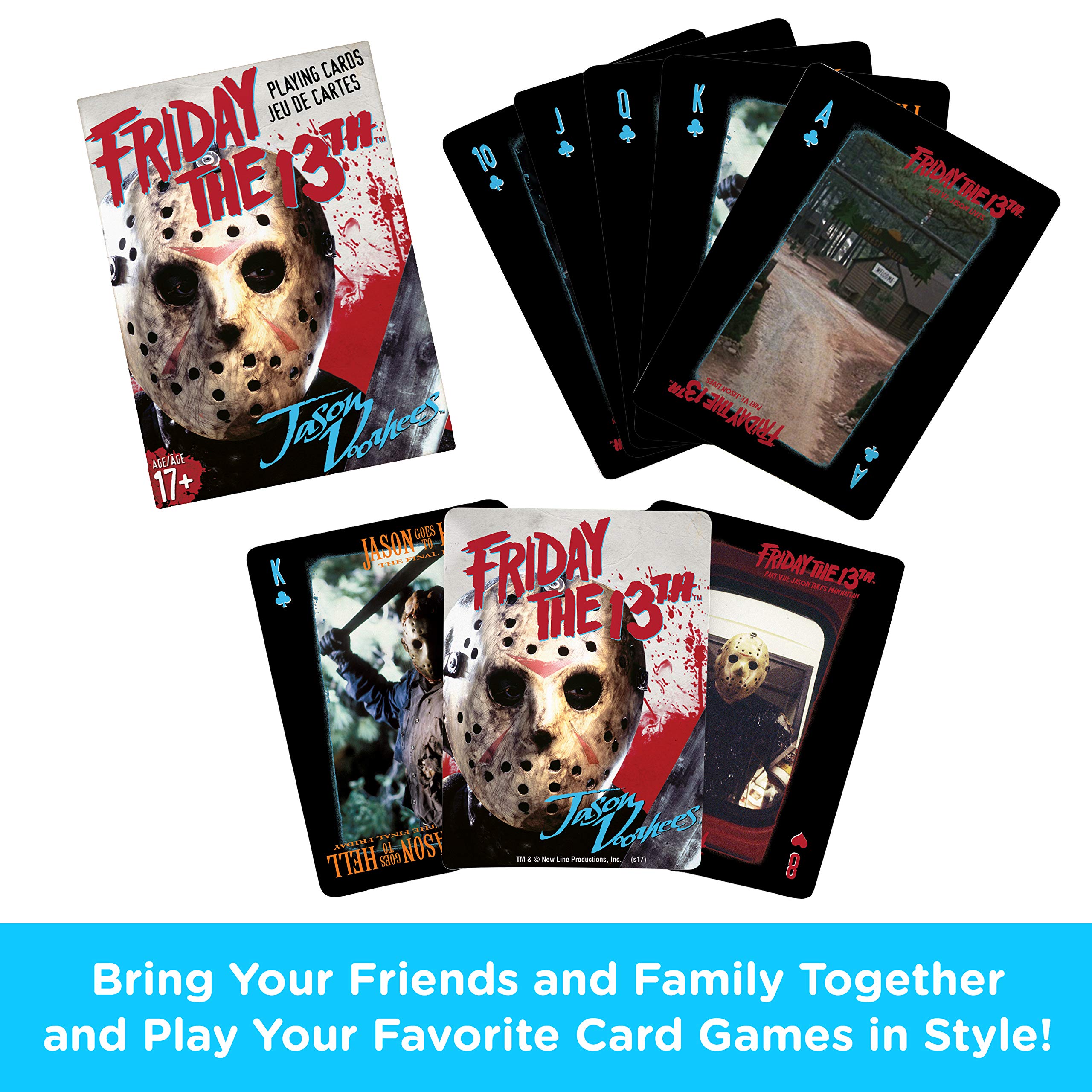 Foto 2 | Baraja Temática De Playing Cards Aquarius Friday The 13th - Venta Internacional.