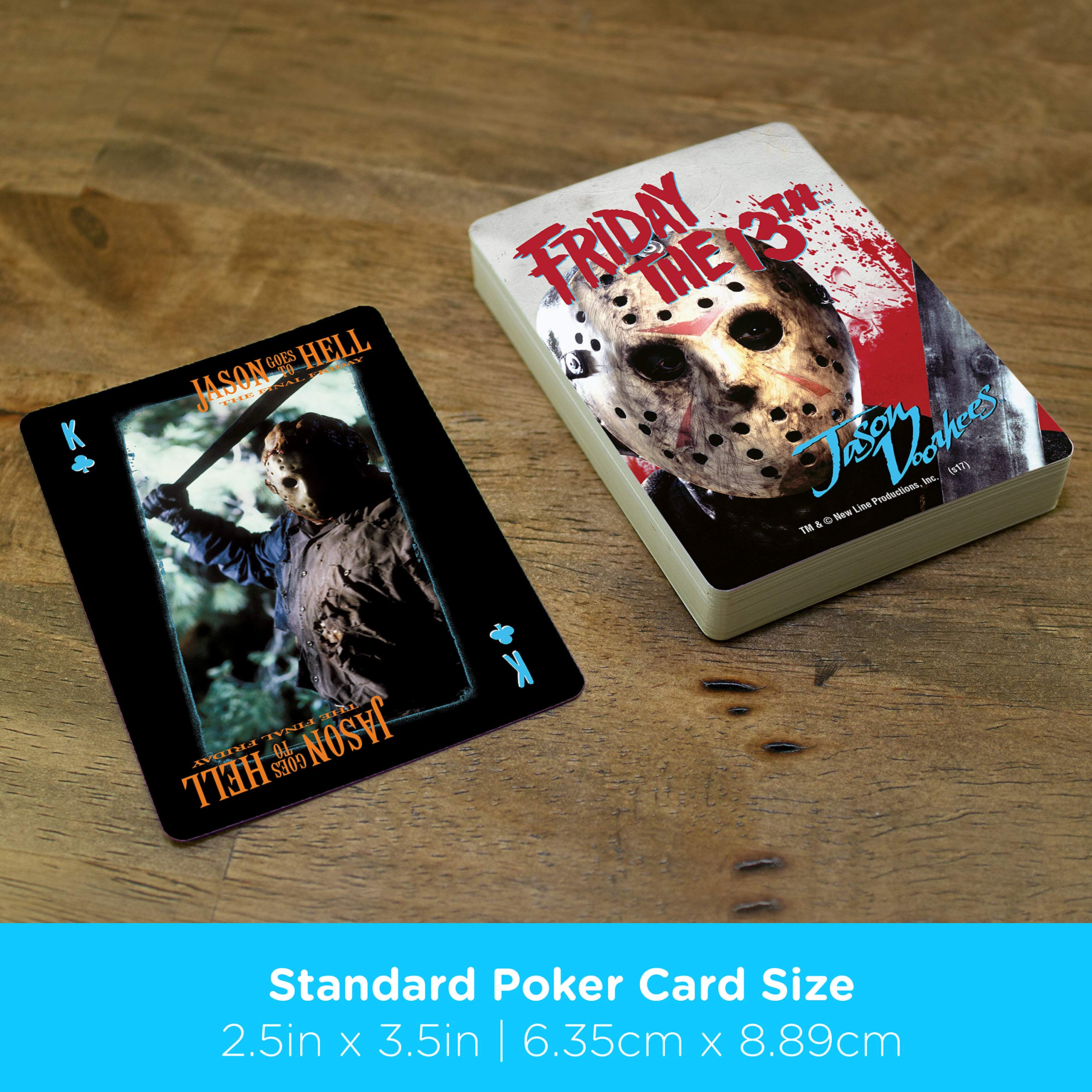 Foto 7 pulgar | Baraja Temática De Playing Cards Aquarius Friday The 13th - Venta Internacional.