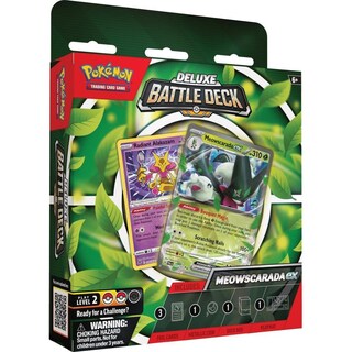Foto 1 | Juego De Cartas Coleccionables Pokemon Meowscarada/quaquaval Ex Deck - Venta Internacional.