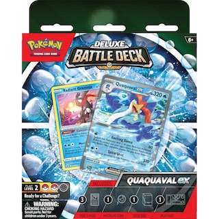 Foto 4 | Juego De Cartas Coleccionables Pokemon Meowscarada/quaquaval Ex Deck - Venta Internacional.