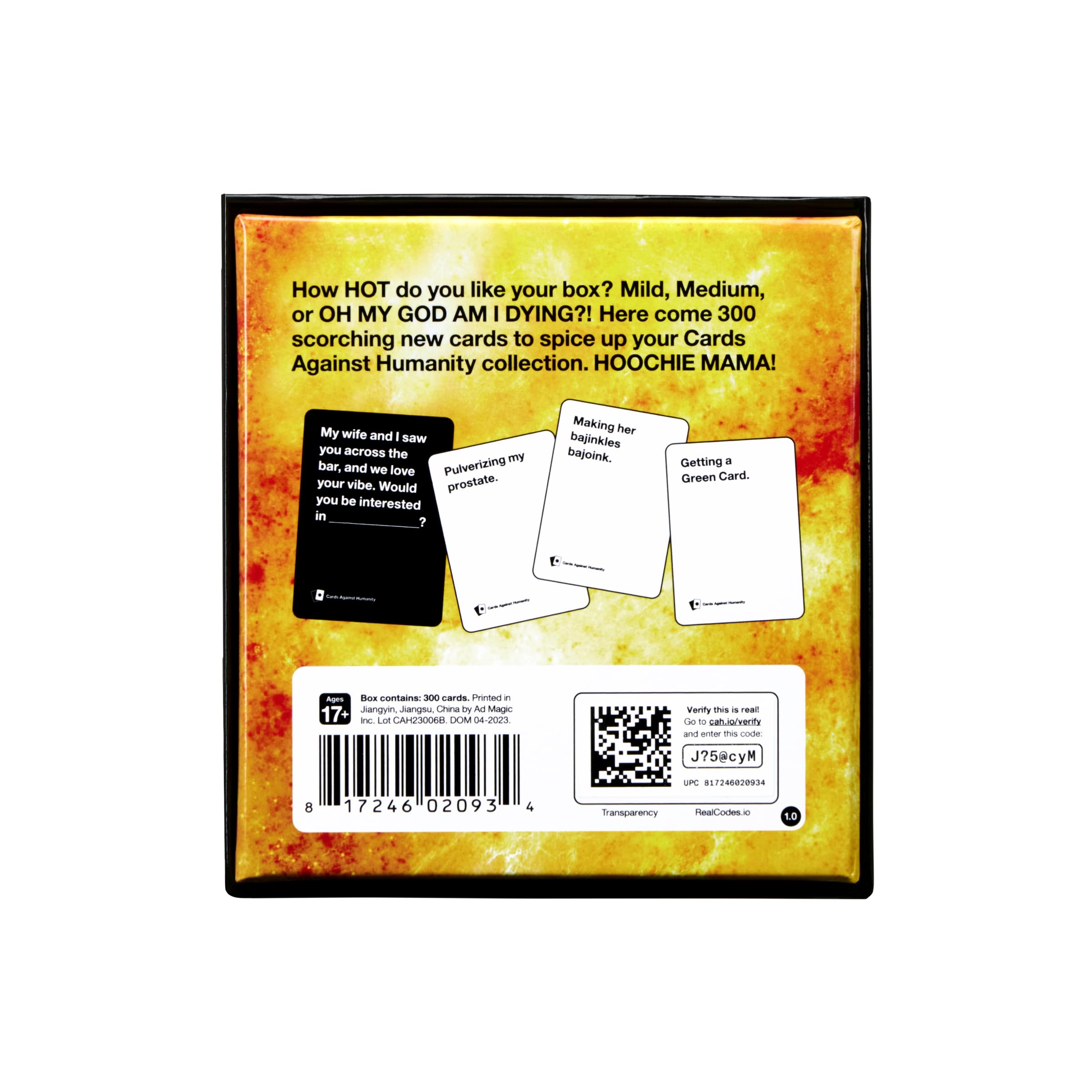 Foto 2 | Cartas De Expansión Cards Against Humanity Hot Box 300 Cards - Venta Internacional.